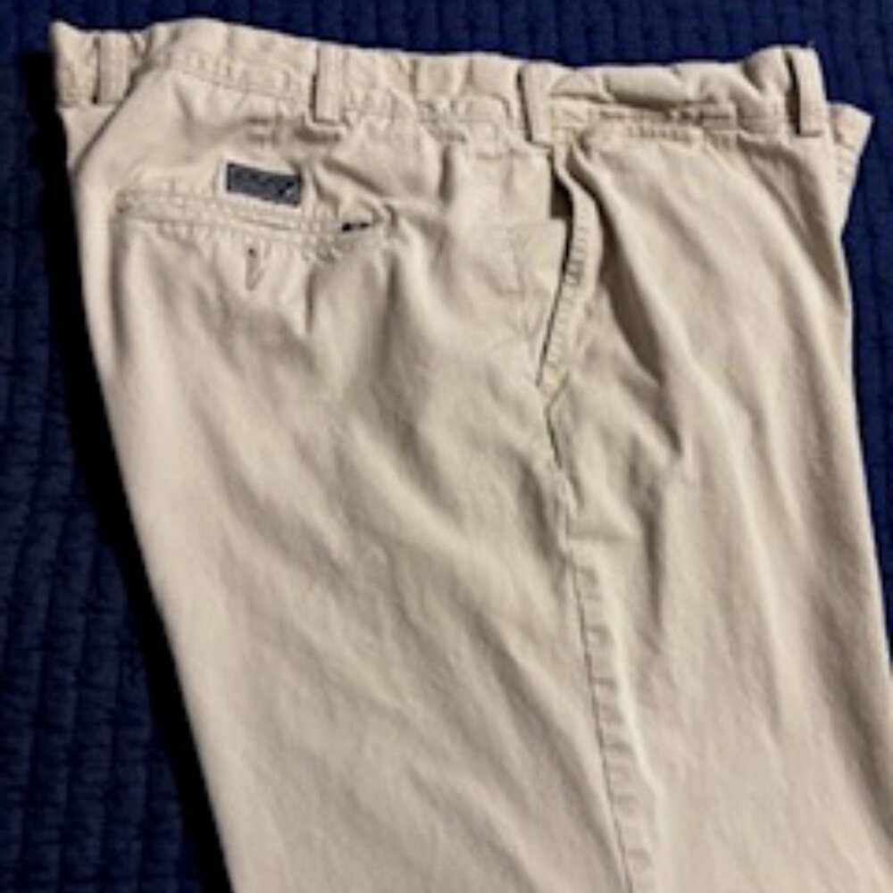 Nautica Wrinkle Resistant Chino Khaki Pants Classic Tan Men’s 42x26